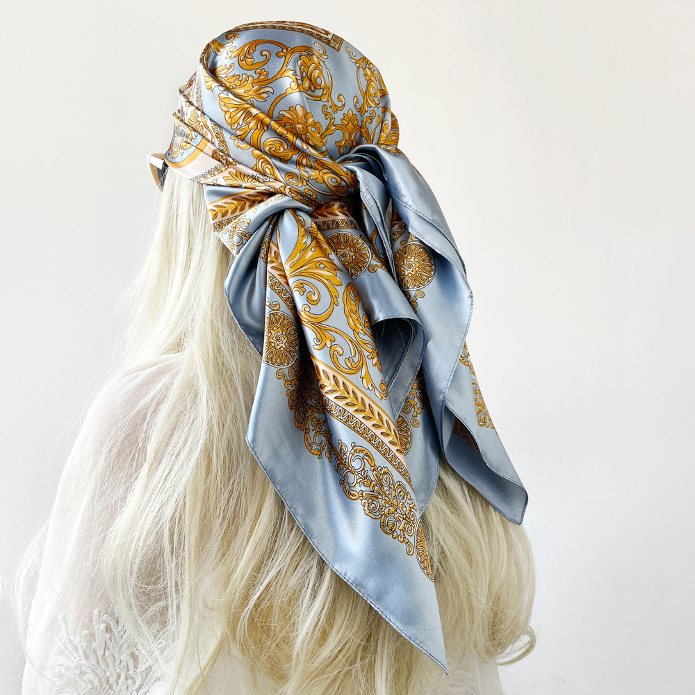 Silk Shawl Satin Square Scarf  - огляд і ціна Silk Scarf Square