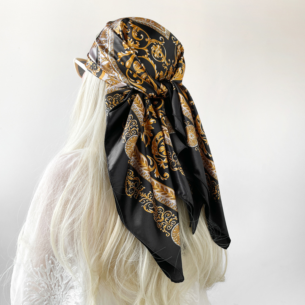 Silk Shawl Satin Square Scarf  - огляд і ціна Silk Scarf Square
