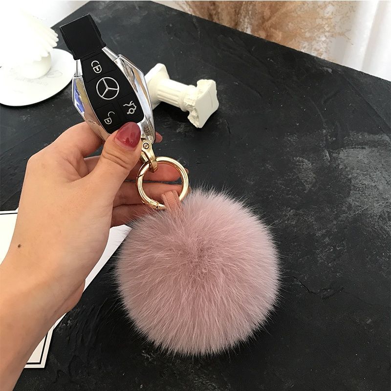 2024 Fluffy Real Fox Fur Ball  - огляд і ціна Women'S Emo Accessories