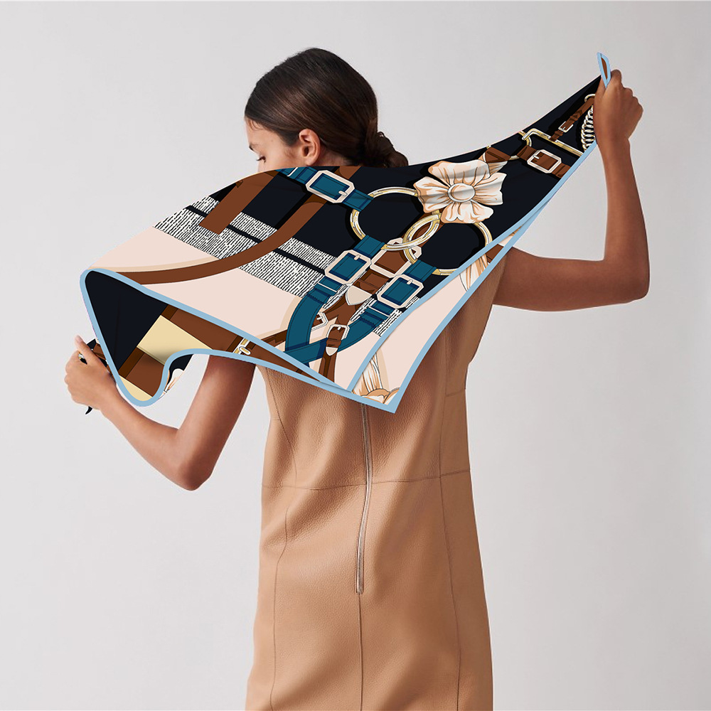 90cm New Design Belt Twill Sil - огляд і ціна Silk Scarf Square