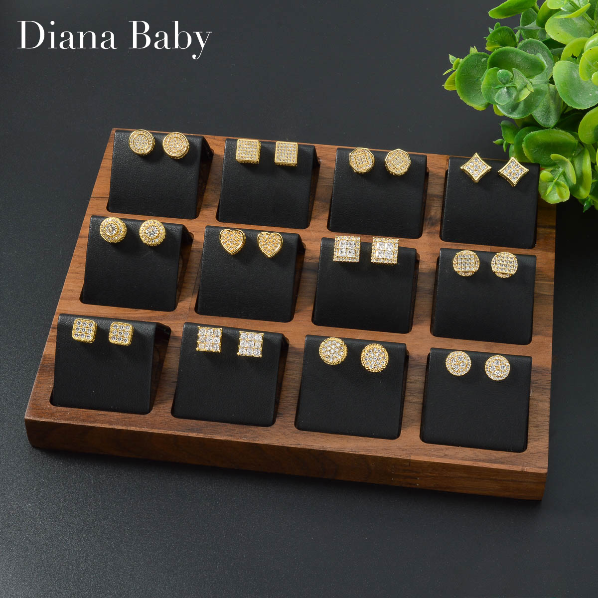 Diana Baby Gold Color Earrings - огляд і ціна Women Accessories Dubai