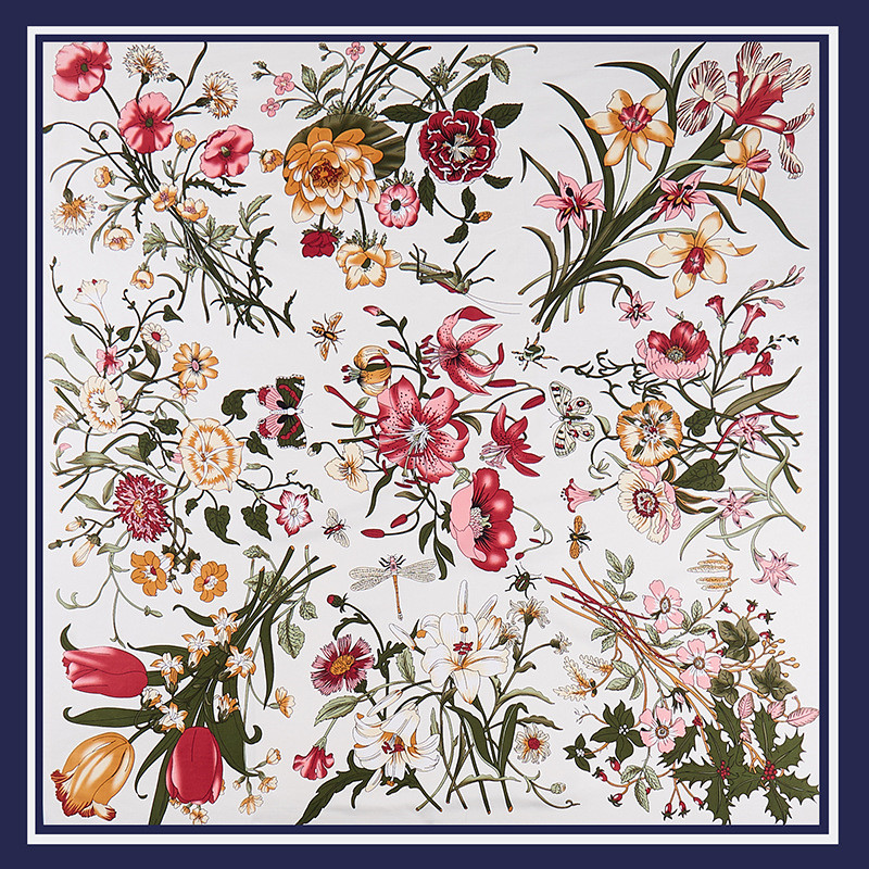 POBING Twill Silk Scarf Women  - огляд і ціна Silk Scarf Square
