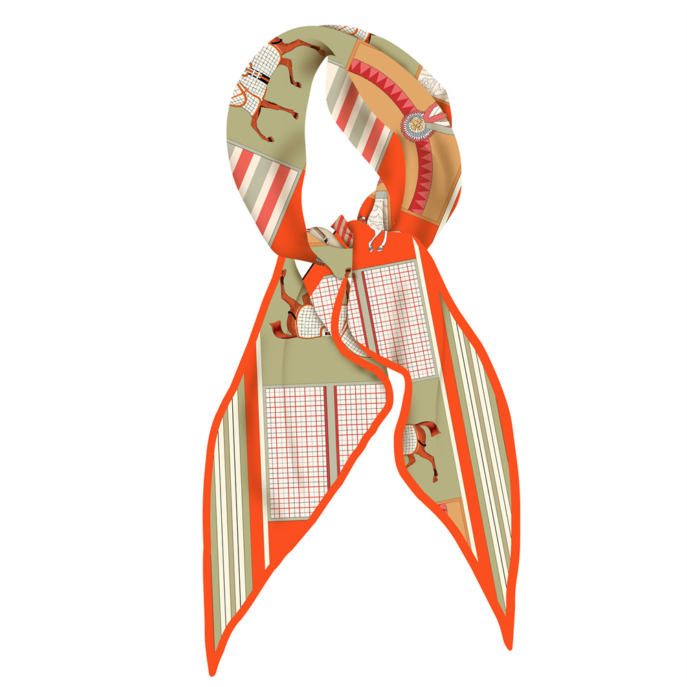 New Design Fashion Printed Sil - огляд і ціна Silk Scarf Square