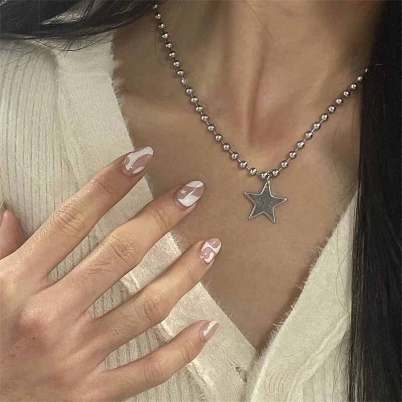Kpop Cool Punk Vintage Star Pe - огляд і ціна Women'S Emo Accessories