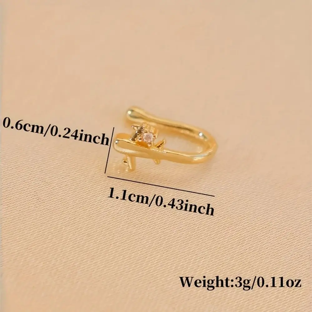 1PC Airplane Design No Piercin - огляд і ціна Women Accessories Sale