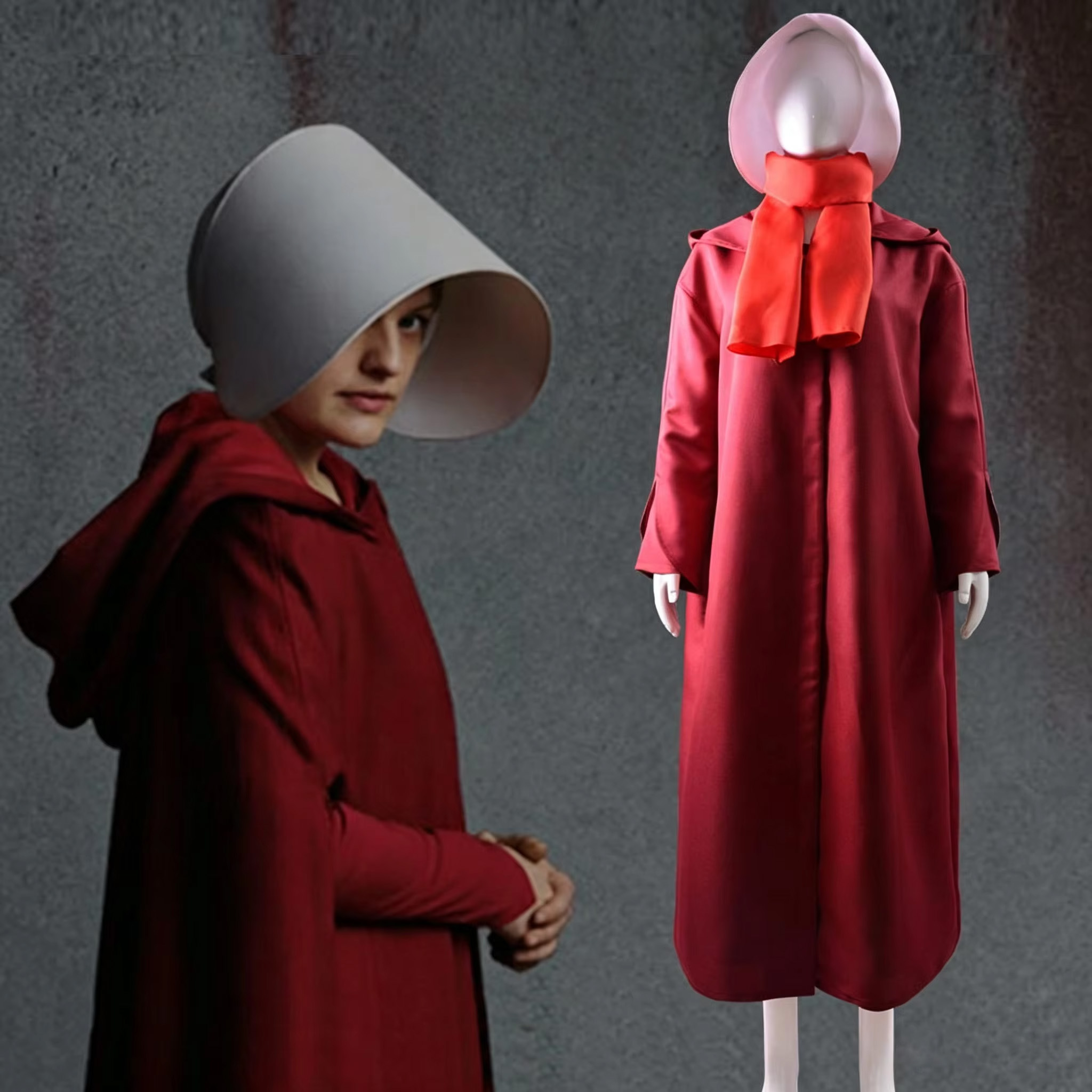 He Handmaid's Tale Cosplay Cos - огляд і ціна Women'S Red Accessories
