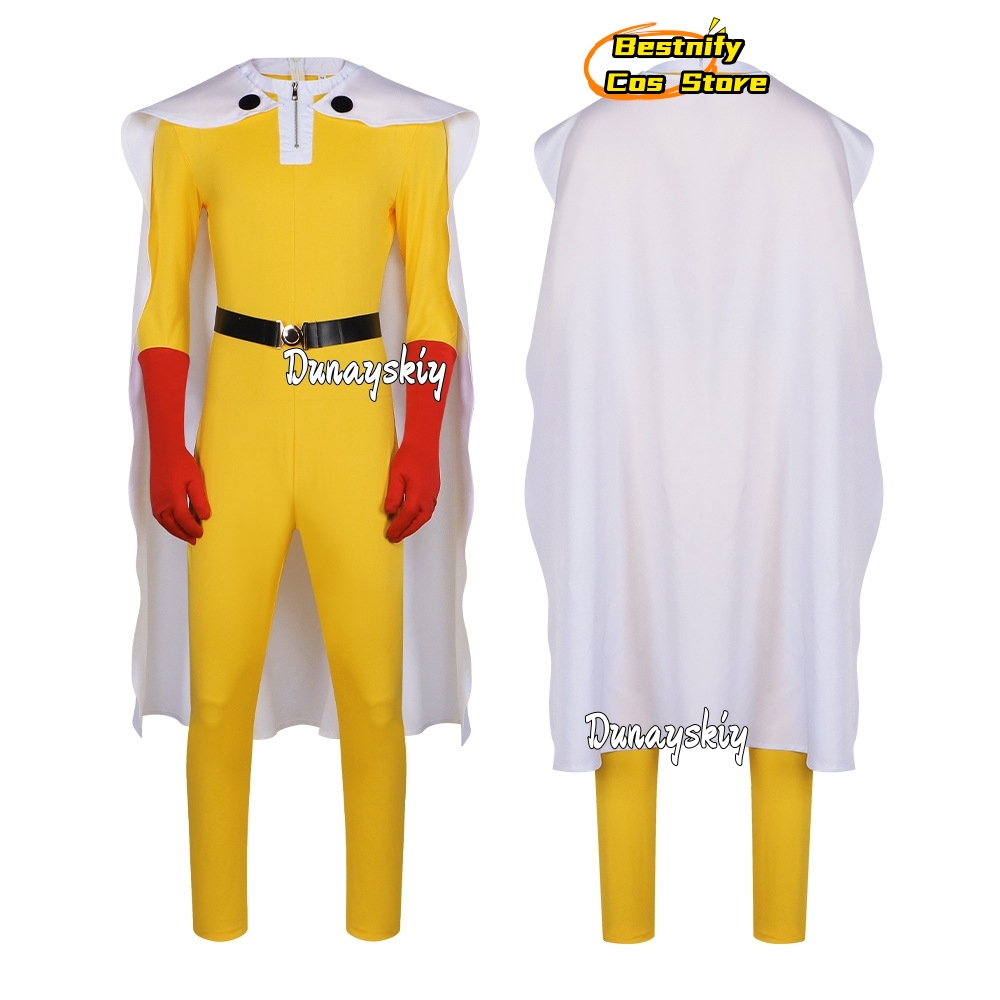Saitama MAN Cosplay Jumpsuit C - огляд і ціна Women'S Red Accessories